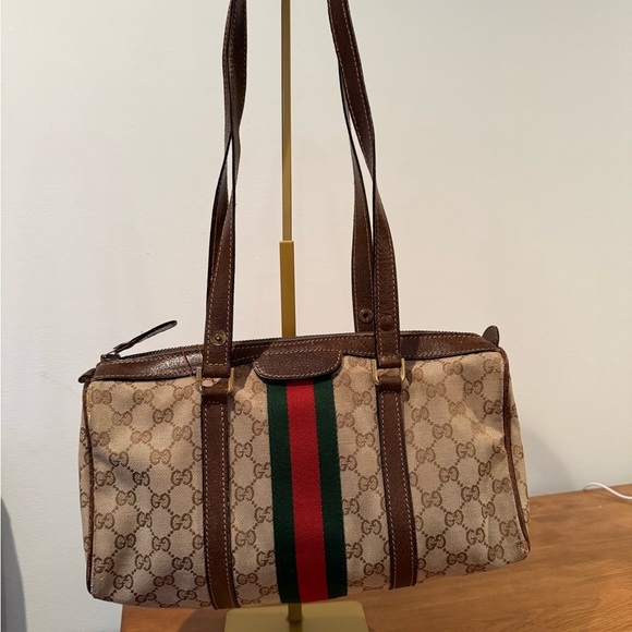 Gucci Vintage Boston Sherry Line Bag - Picture 9 of 13